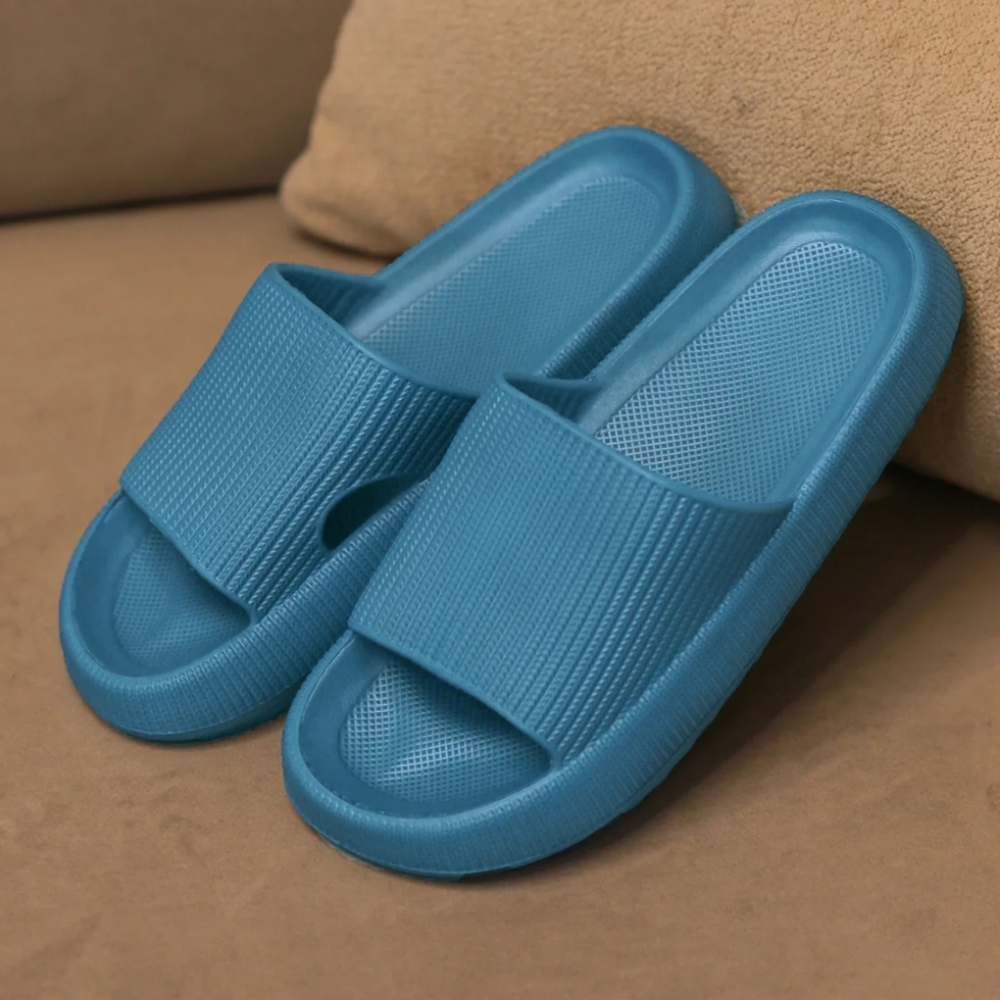 NEW Original Cushion Slides - Cloud Slides in Blue Womens 40-41/8.5-9.5 +FREEBIE - Picture 4 of 4